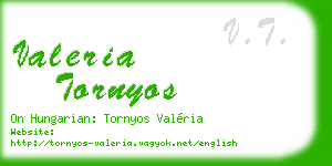 valeria tornyos business card